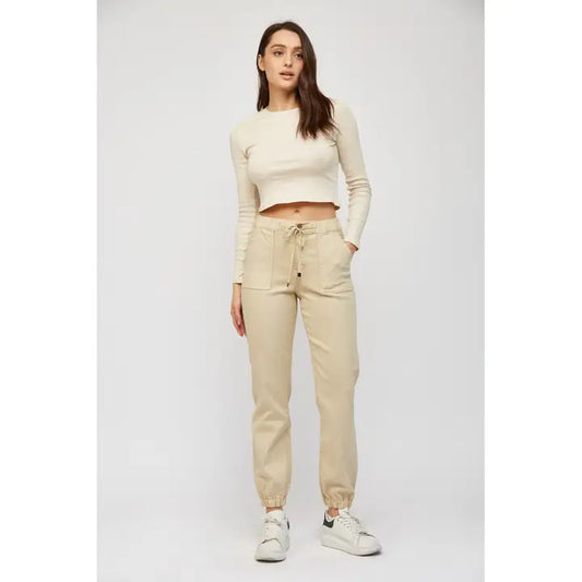 High Rise Jogger Crop