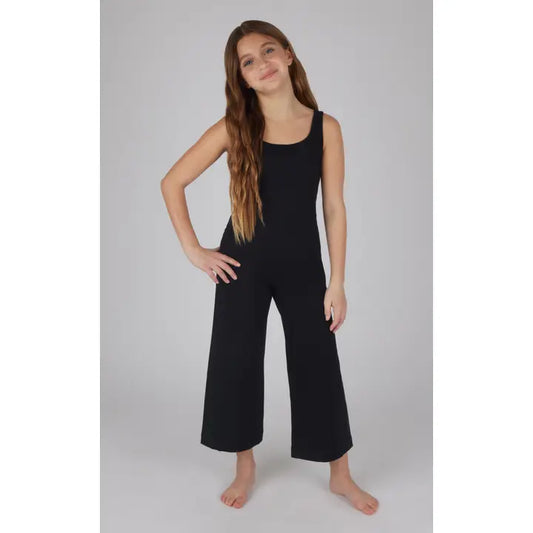 Girls Interlock Everyday Wide Leg Crop Romper