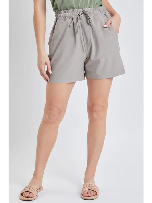 Resort Wear with Elastic Waist Shorts