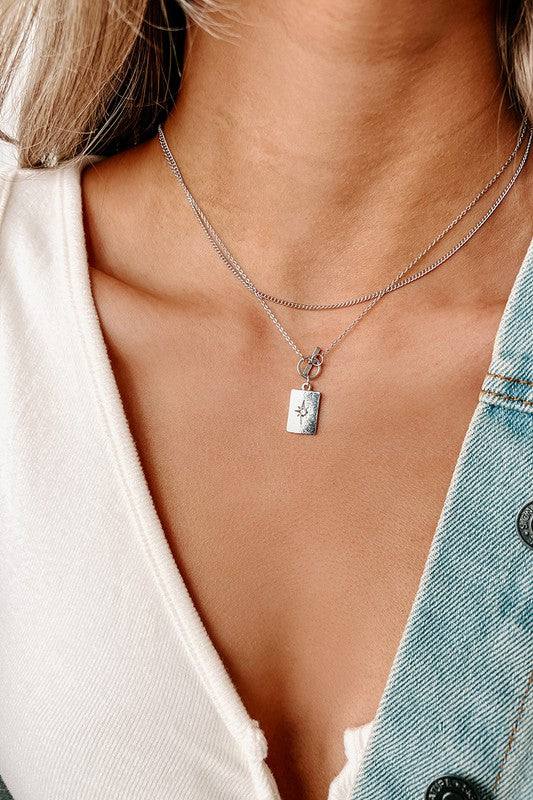 Silver Layered Necklace