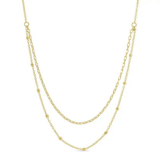 Delicate Double Appeal Necklace