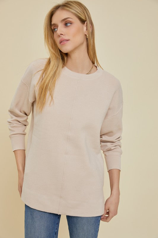 Oversized Crew Neck Sweater