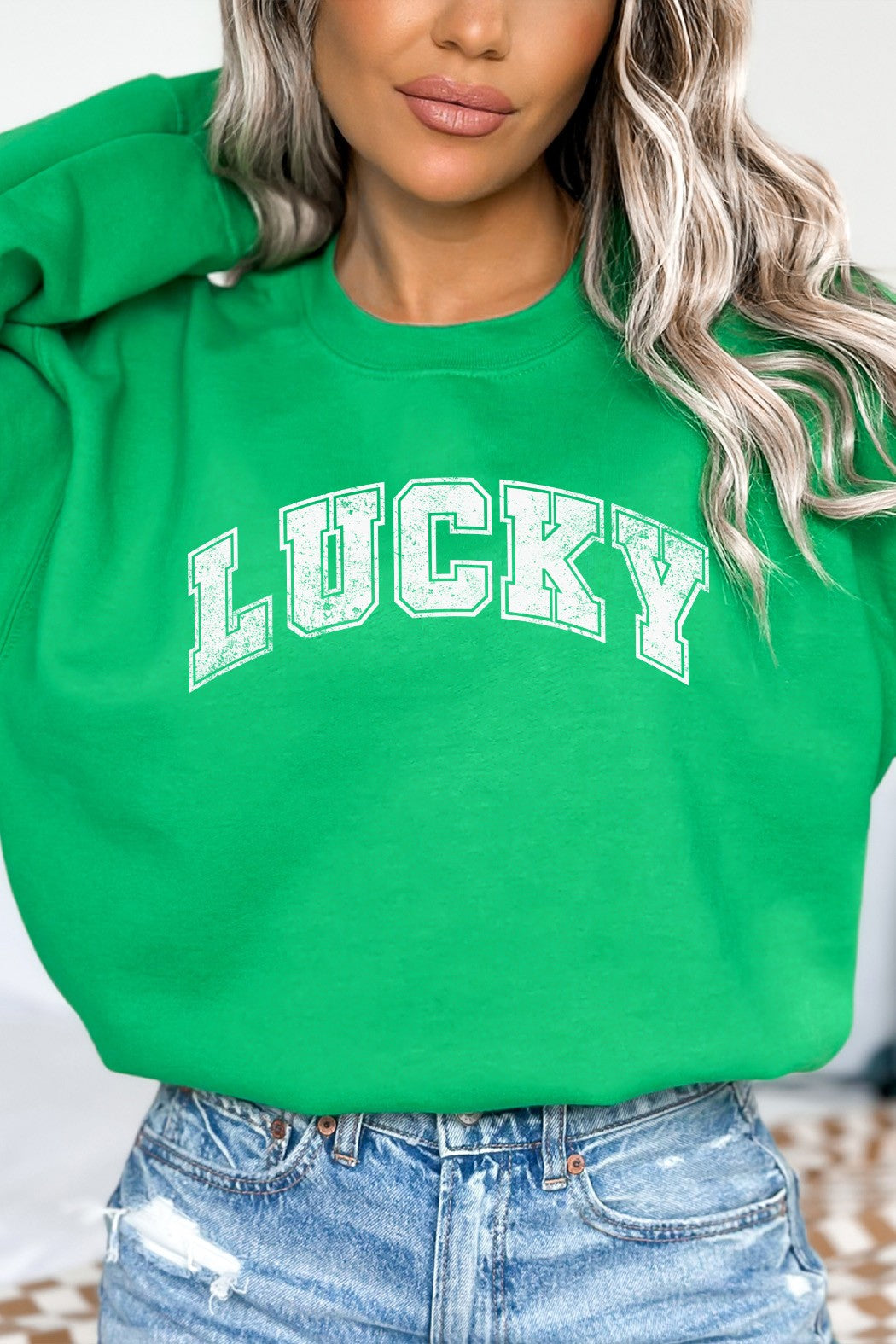 Lucky Shamrock St Patricks Day Sweatshirt