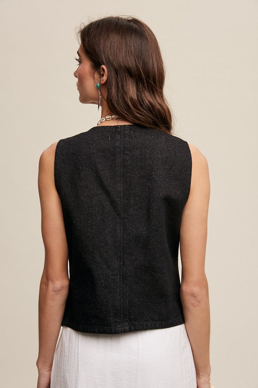 90's Denim Vest!
