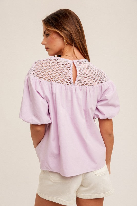 Lana Lavender Blouse