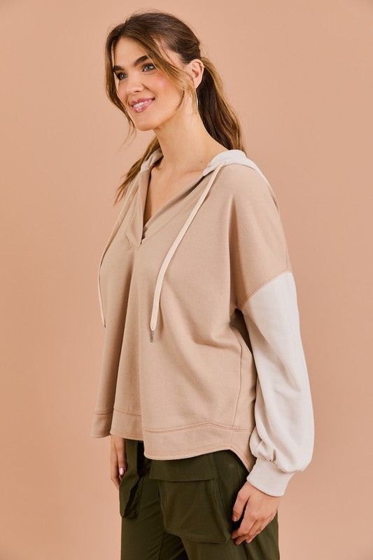 Long Sleeve V-Neck Top!