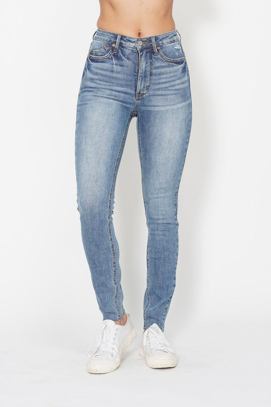 HW Tummy Control Vintage Shield Pockets Skinny