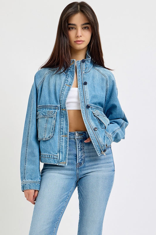 Pocket Detailed Short Jacket