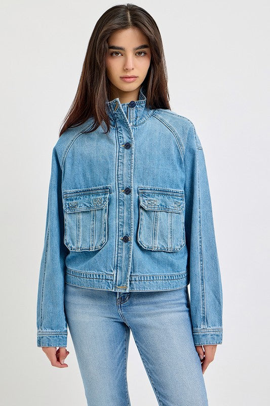 Pocket Detailed Short Jacket