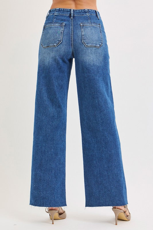 Slouchy Wide Leg With Front Patch Pocket
