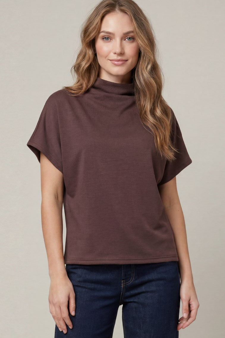 The Sutton Mock Neck Top