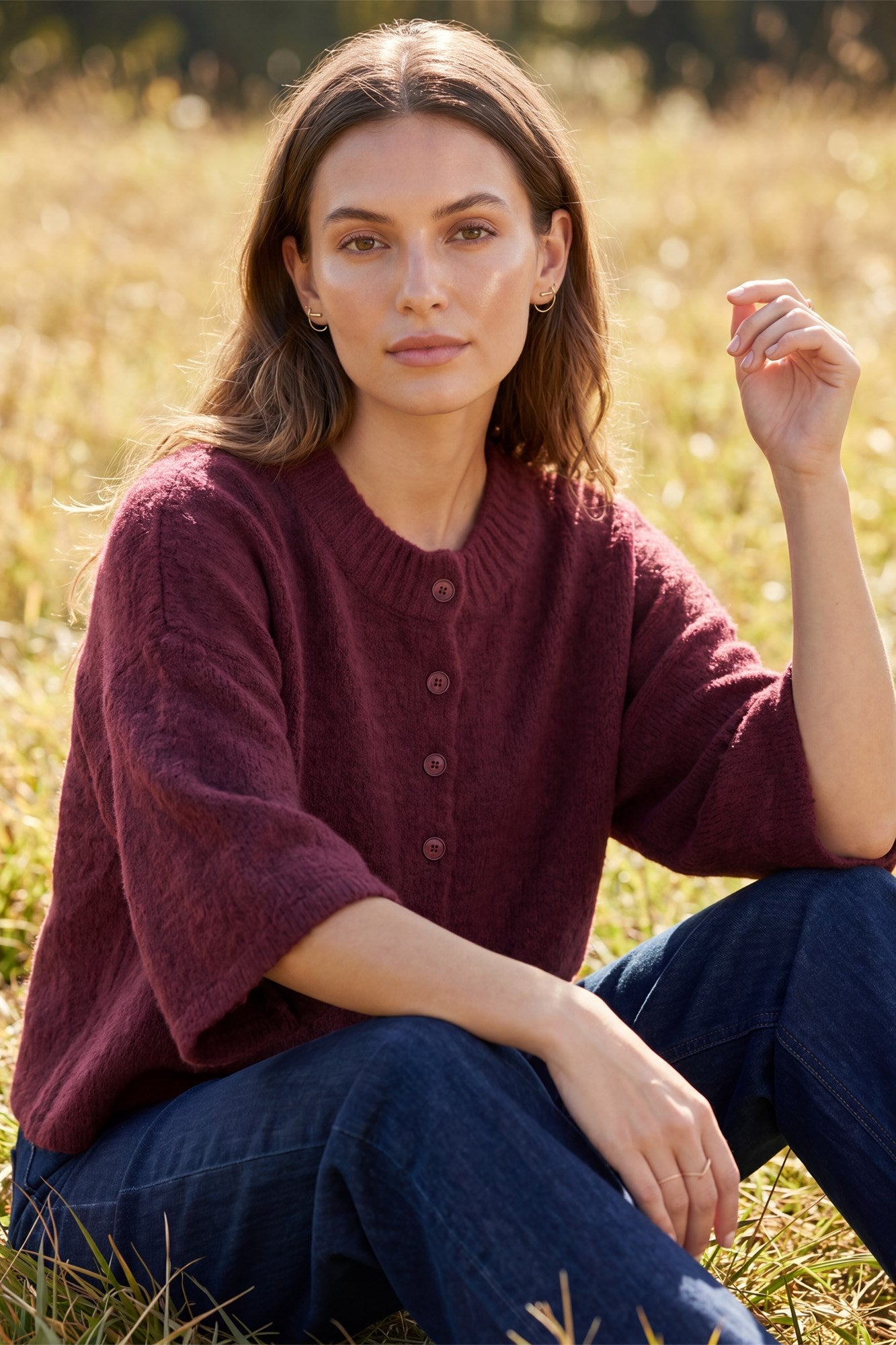 The Reese Button Sweater