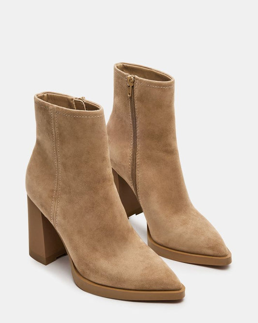 The Vienna | Latte Sleek Ankle Hugging Bootie