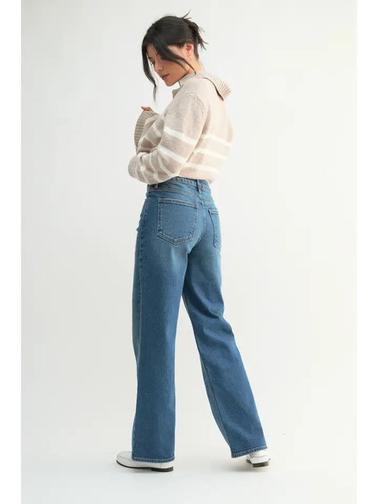 Dk - High Rise Full Length Straight
