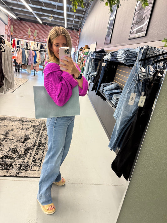 Denim tote