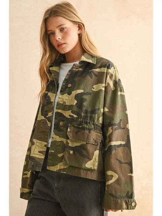 Camouflage Printed Jacket