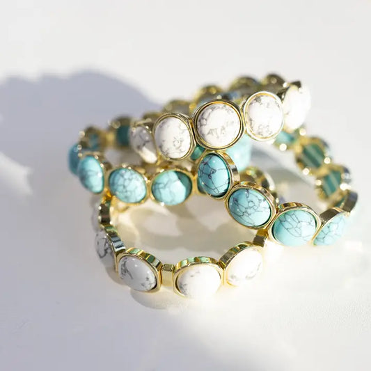 Britt Bold Gemstone Bracelet ||