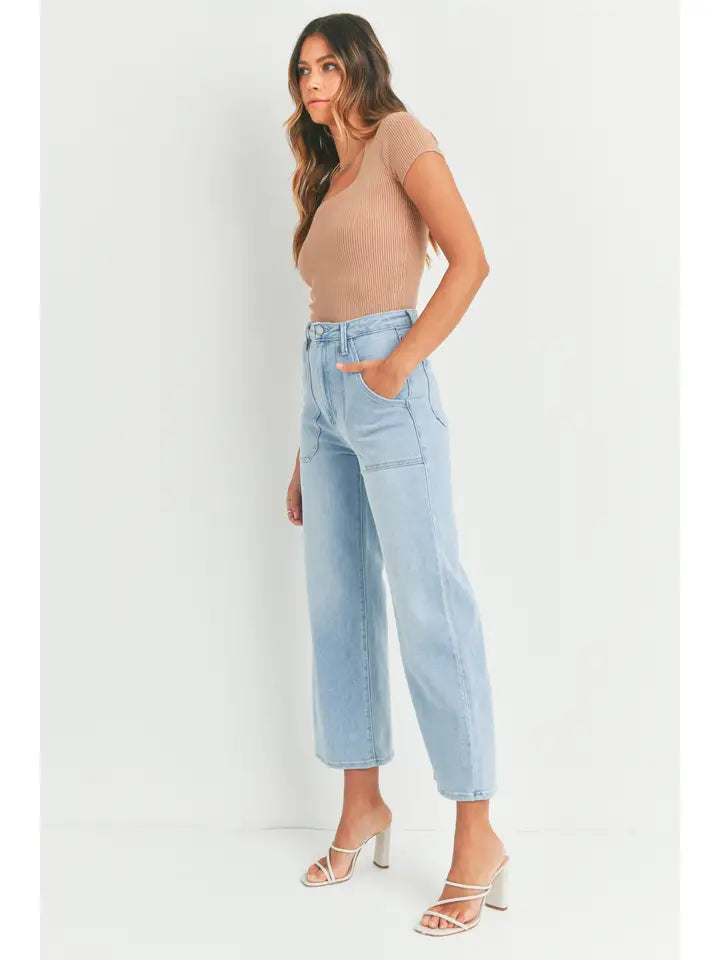 Lt - Hr Cargo Pocket Wide Leg