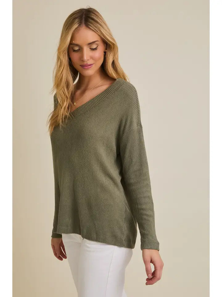 The Olive Ease Sweater