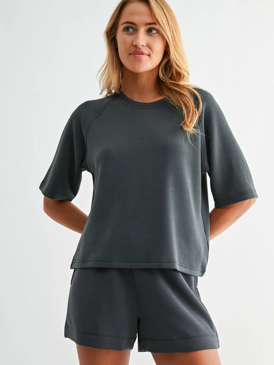 Laguna Soft Drape Raglan Tee