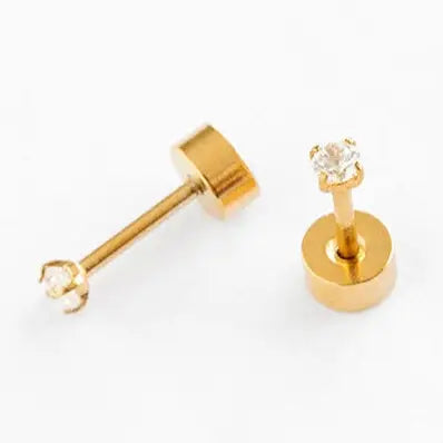 Mini Diamond Stud Earrings - Hypoallergenic