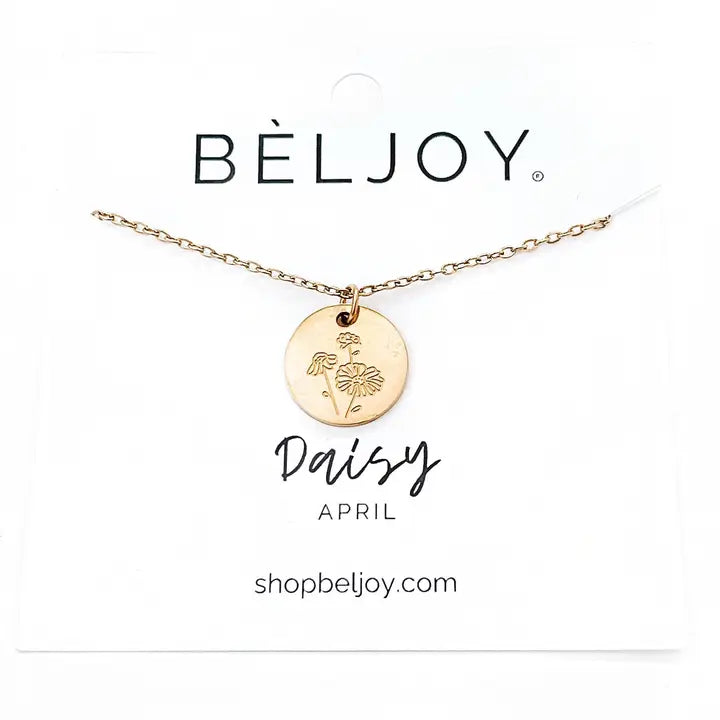 Birth Flower Necklace