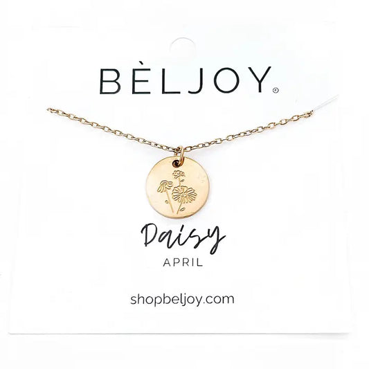 Birth Flower Necklace