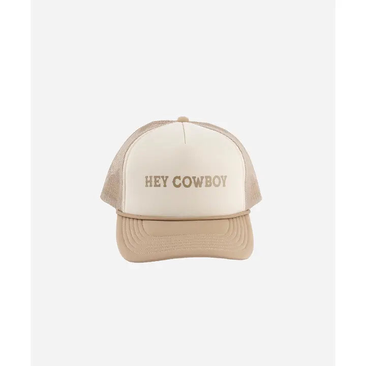 Hey Cowboy Foam Trucker Hat