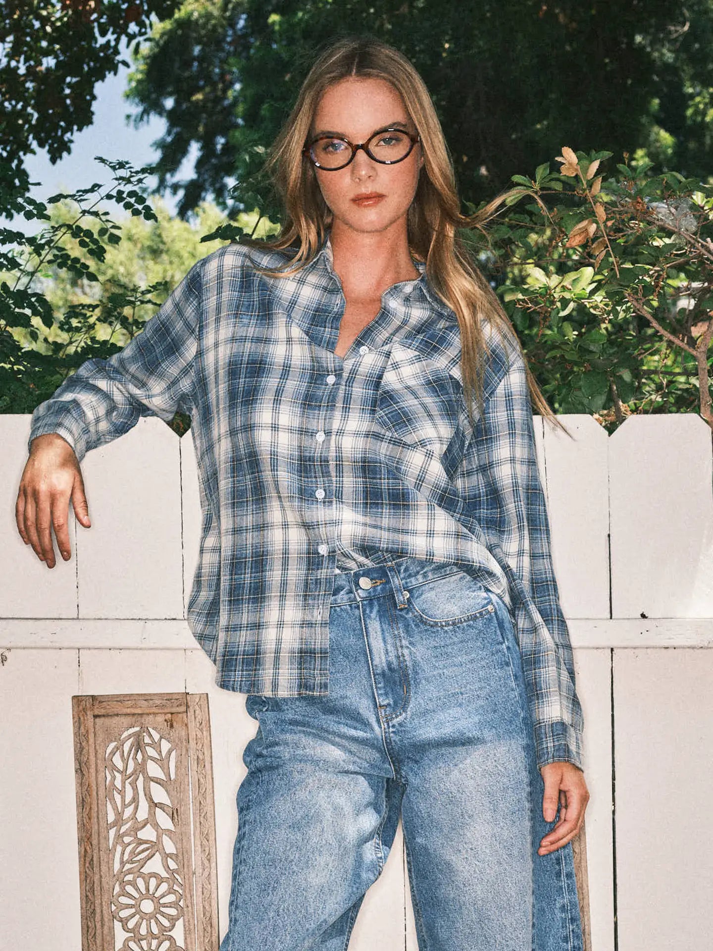 Super Soft Washed Cotton Plaid Shirts
