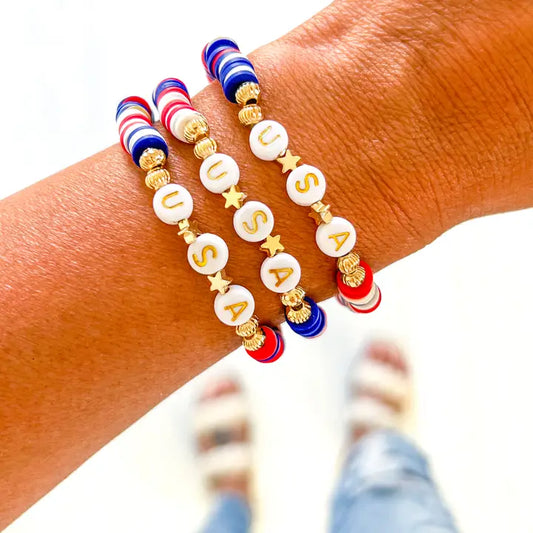 Colorful USA Bracelet