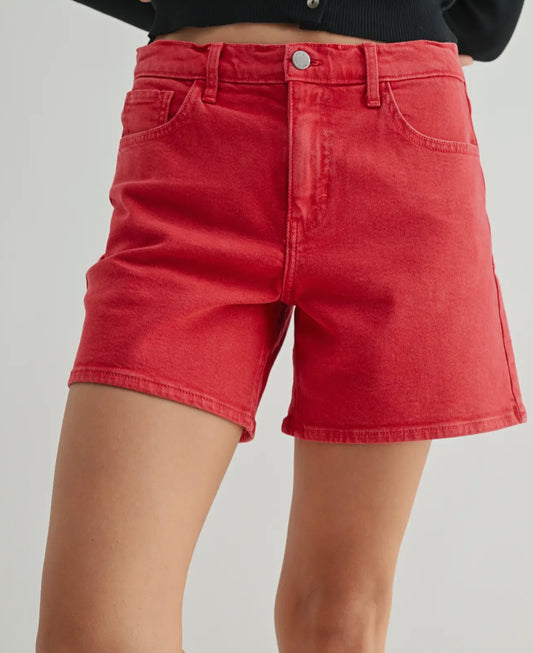 Red shorts