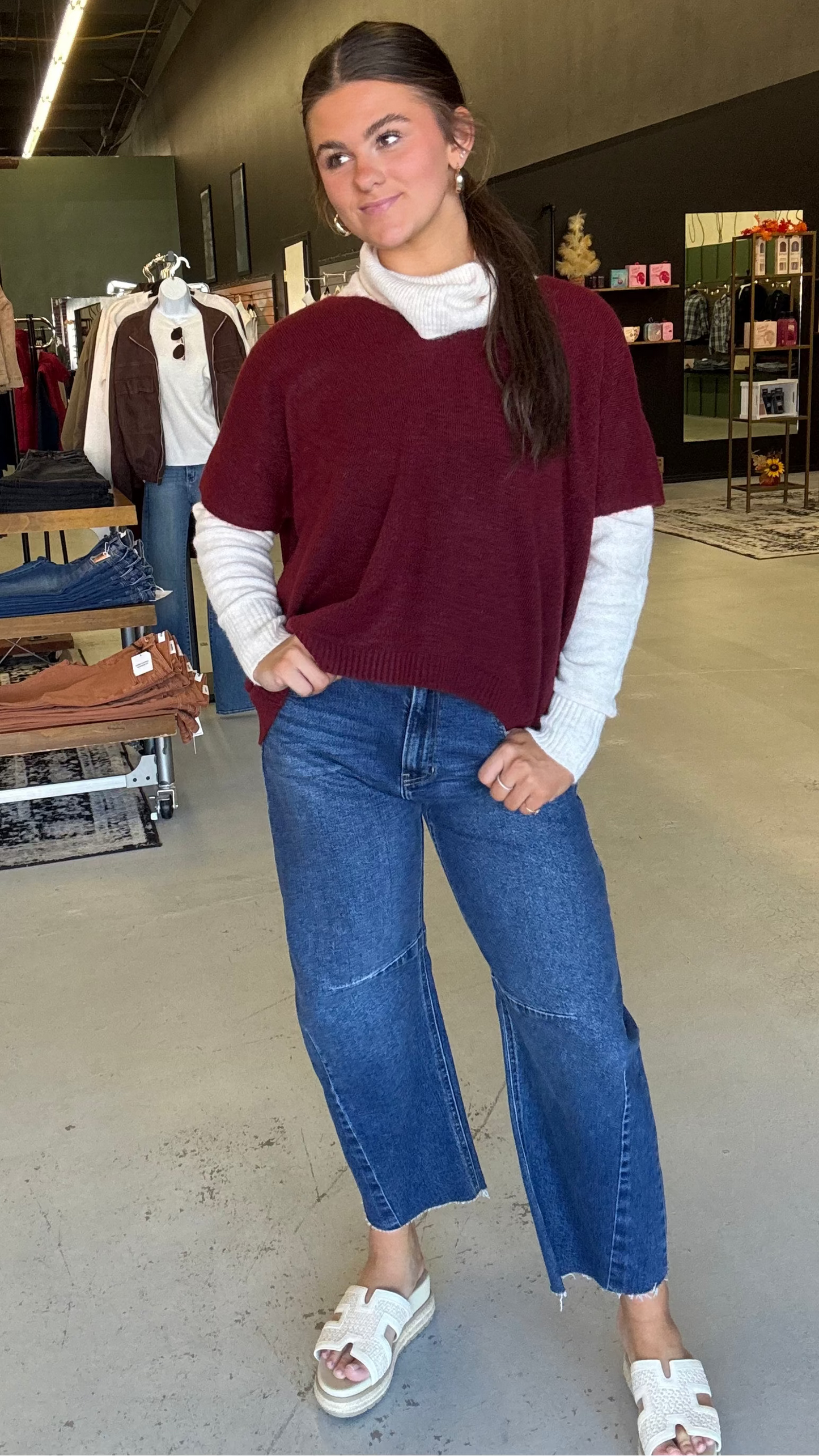 The Rowan V-Neck Sweater