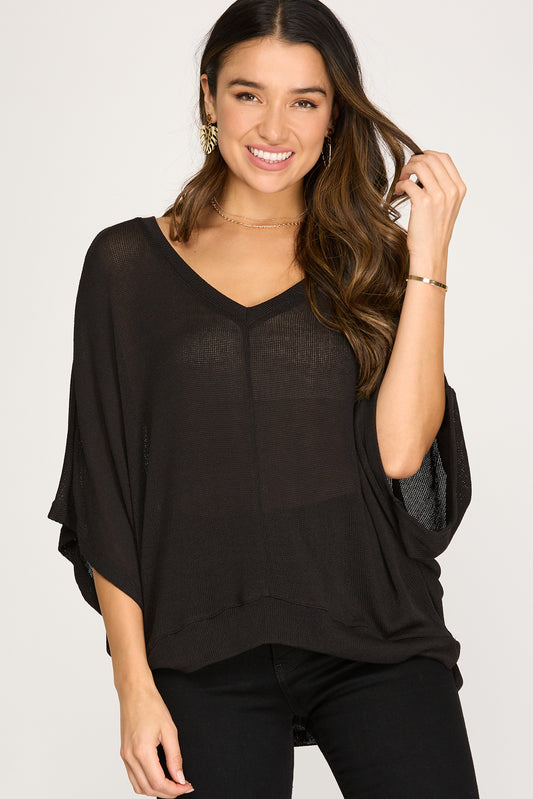 Drop Shoulder Loose Fit Top!