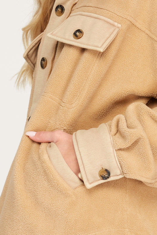 Long Sleeve Brushed Heavy Jacket