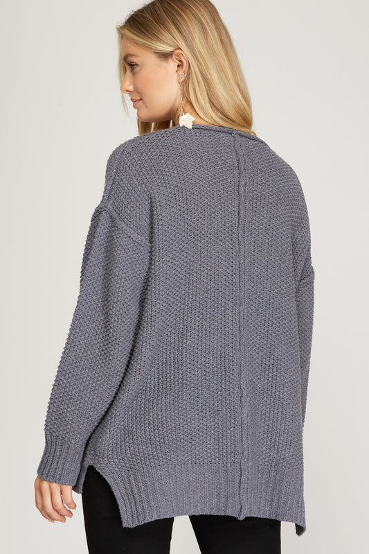 Long Sleeve Oversized Knit!