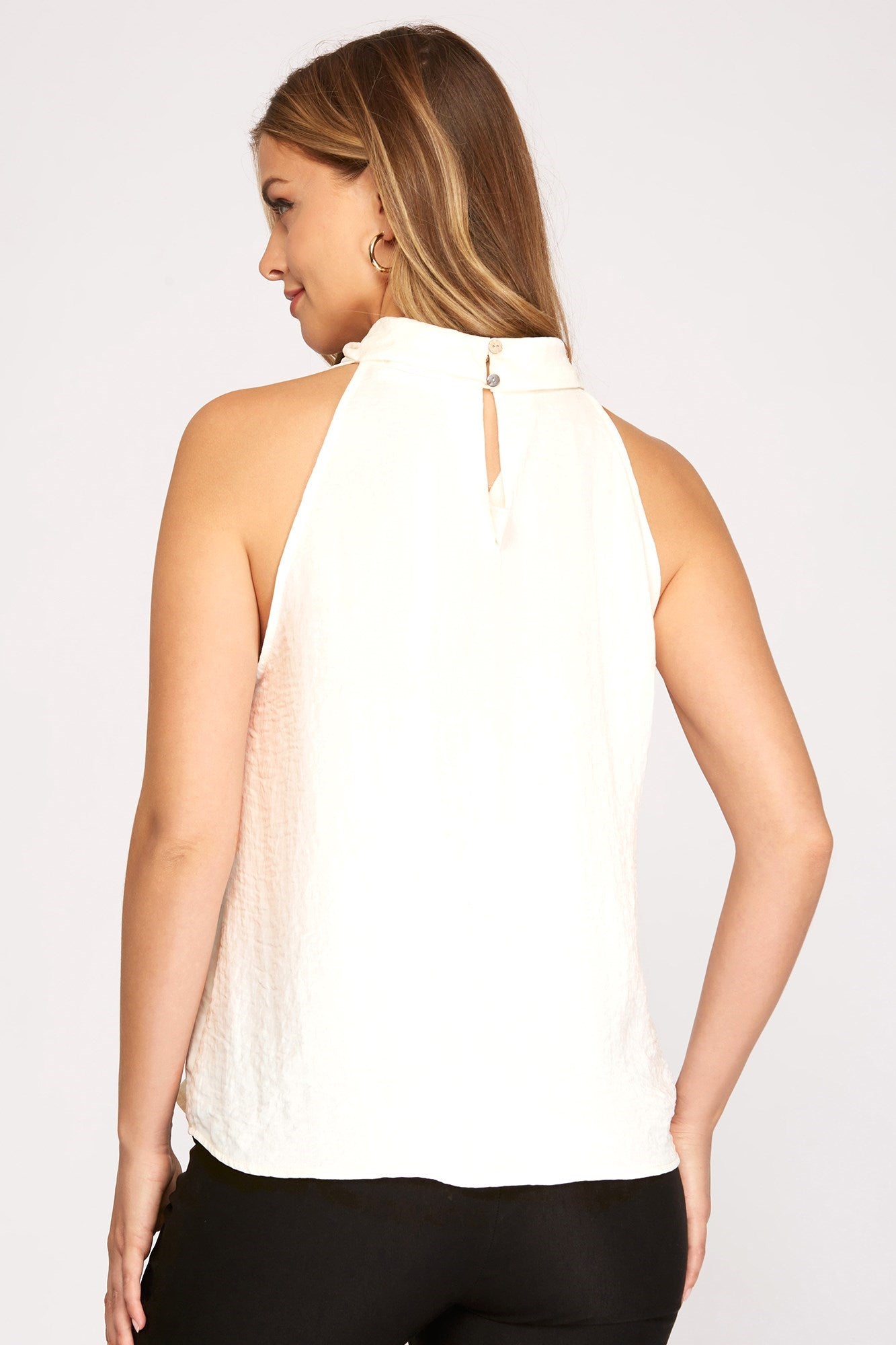Sleeveless Halter Top
