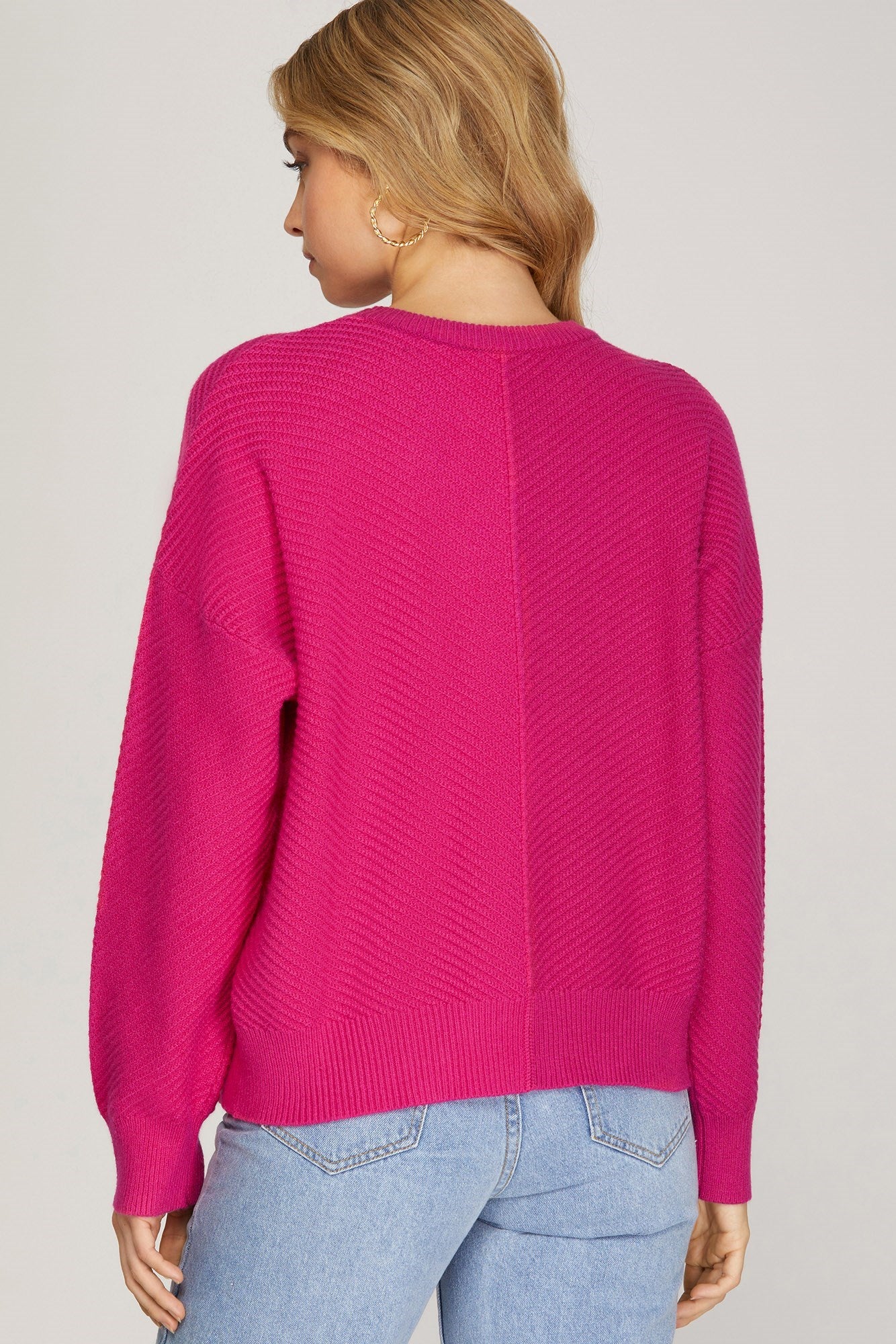 Pink Colorblock Top!