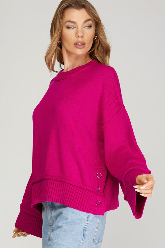 Oversized Pink Sweater