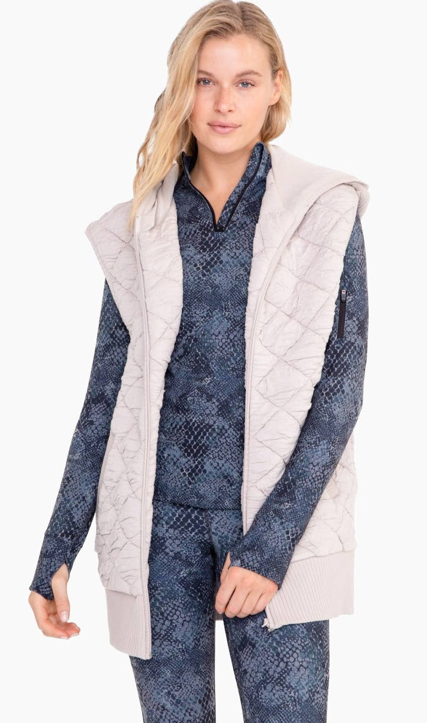 Fleece Vest with Hood