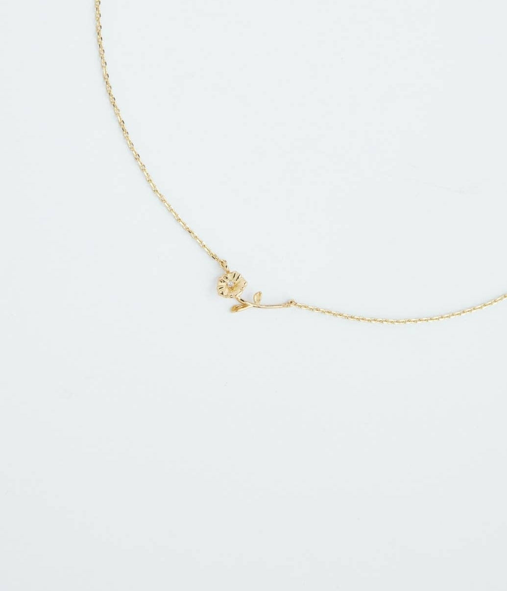September birth flower necklace