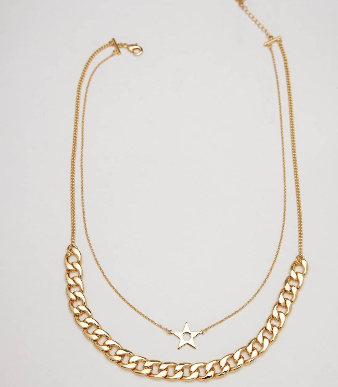 Chunky Star Layered Necklace