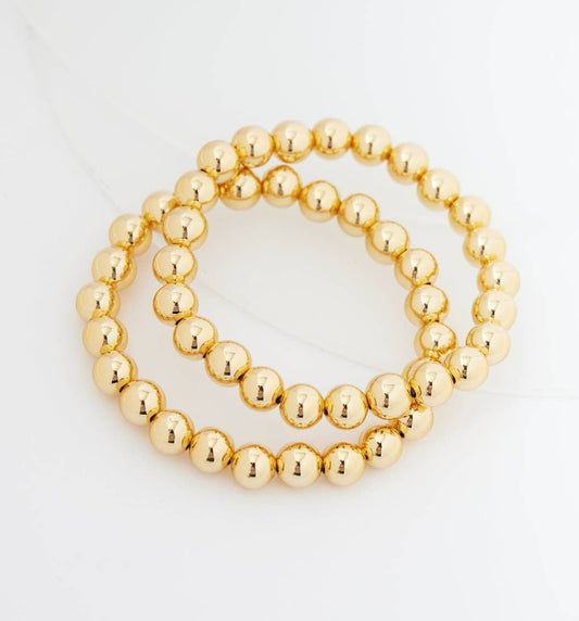Gold Beaded Bracelet