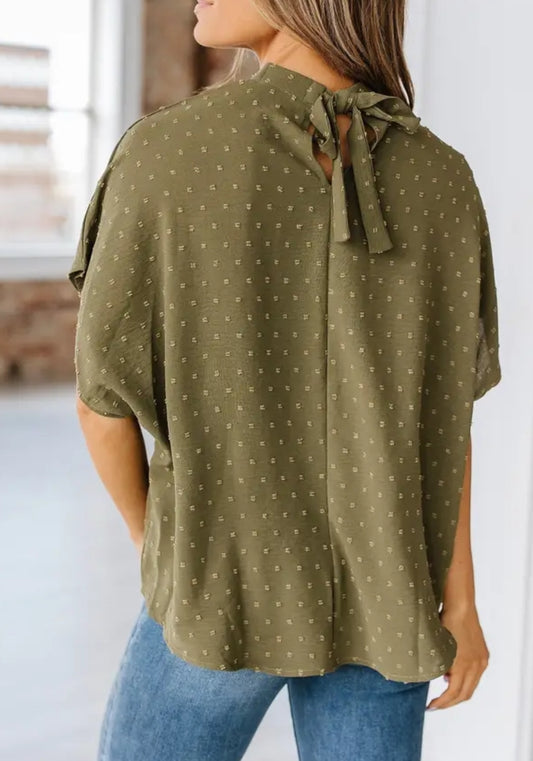 Jermey Swiss Dot Blouse
