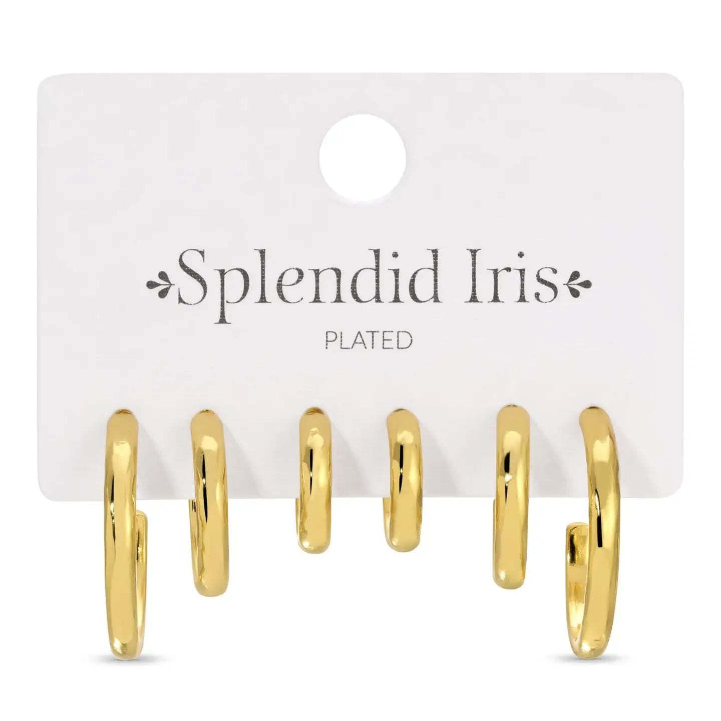 Restock - Combo 3, Graduating Textured Hoops