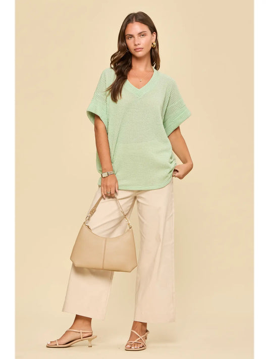 The Willow Waffle Top