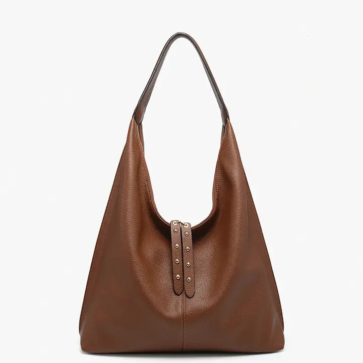 Tori Slouchy Hobo w/ Studded Tassels