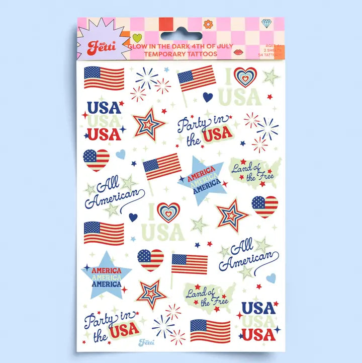 Fourth of July Tattoos | Glow in Dark, Patriotic, Usa Flag