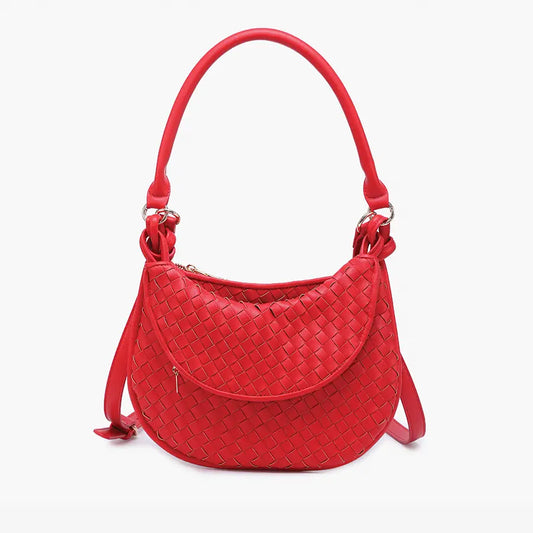 Kaylor Woven Crossbody w/ Pouch