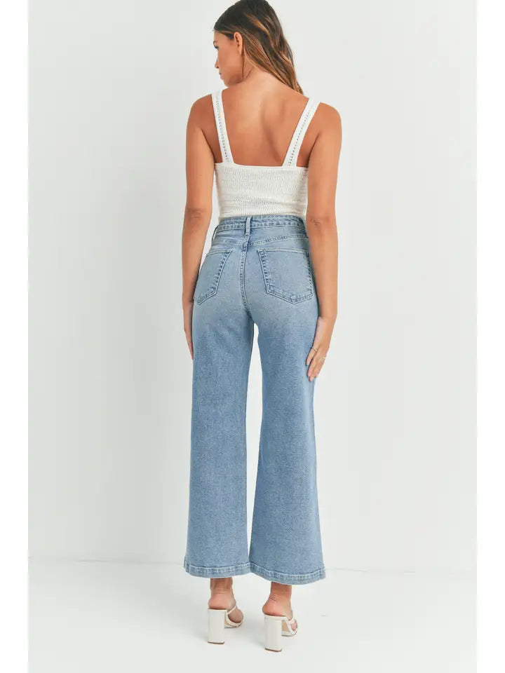 BP433J - Lt - Patch Pocket Wide Leg