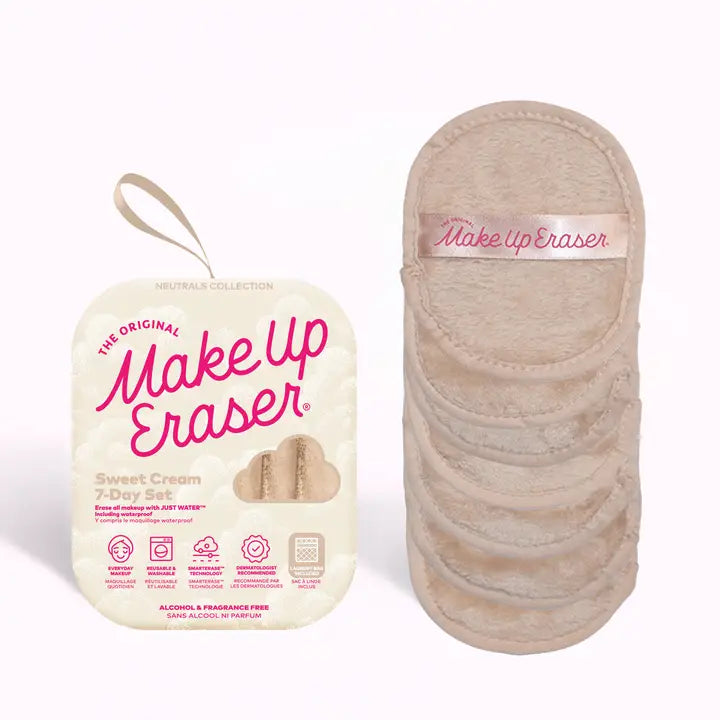 Sweet Cream 7-Day MakeUp Eraser Set
